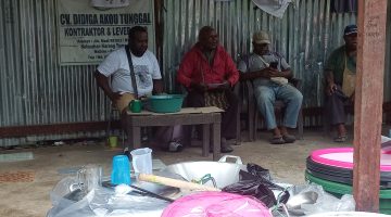 Rayon Nabire menggelar  Pertemuan Alas Tikar  sekaligus pengecekan Alat Dapur.